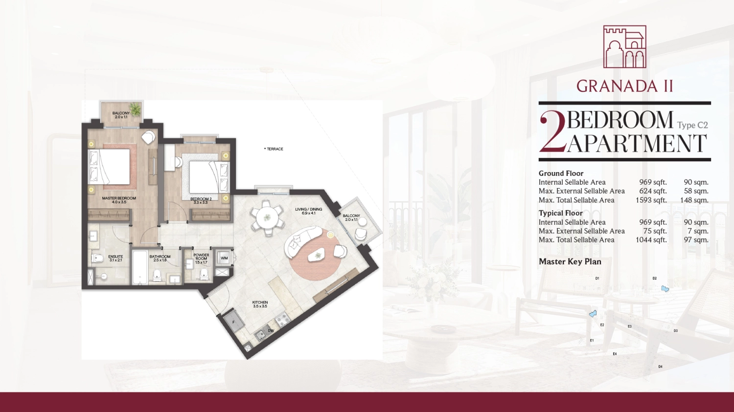 2 BR - Type B